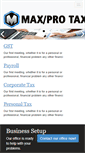 Mobile Screenshot of maxprotax.com